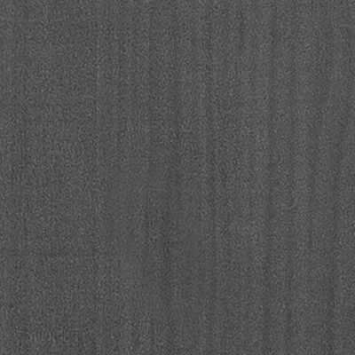 vidaXL Fioriera da Giardino Grigia 70x70x70 cm Legno Massello di Pino