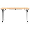 vidaXL Set Tavolo Birreria Pieghevole 3 pz in Legno Massello di Abete