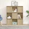 vidaXL Libreria Rovere Sonoma 89x24x101,5 cm in Legno Multistrato