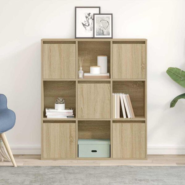 vidaXL Libreria Rovere Sonoma 89x24x101,5 cm in Legno Multistrato
