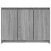 vidaXL Credenza Grigio Sonoma 102x33x75 cm in Truciolato