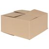 vidaXL Scatola Pieghevole 50 pz Naturale 30 x 30 x 15 cm Cartone