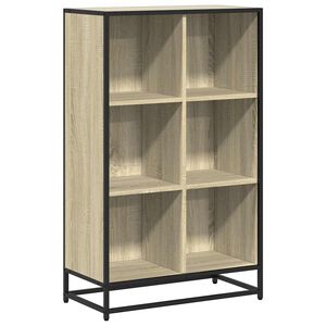 vidaXL Libreria Rovere Sonoma 65,5x33x107,5 cm in Legno Multistrato