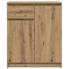 vidaXL Credenza con Cassetto Rovere Artigianale 71x35x84 cm Truciolato