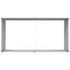 vidaXL Fioriera Grigio chiaro 195 x 100 x 45 cm Acciaio zincato