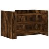 vidaXL Tavolino da Salotto Rovere Fumo 80x50x50cm in Legno Multistrato