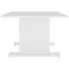 vidaXL Tavolino da Salotto Bianco 103,5x60x40 cm in Legno Multistrato