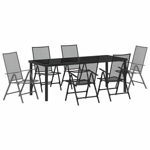 vidaXL Set da Pranzo per Giardino 7 pcs Antracite
