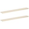 vidaXL Soglie per finestre 2 pz Bianco 160 x 20 x 2 cm