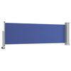 vidaXL Tenda Laterale Retrattile per Patio 80x300 cm Blu