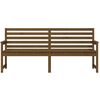 vidaXL Panca da Giardino Ambra 203,5x48x91,5 cm Legno Massello di Pino