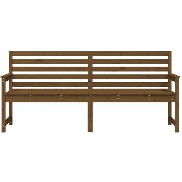 vidaXL Panca da Giardino Ambra 203,5x48x91,5 cm Legno Massello di Pino