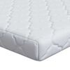 vidaXL Materasso Bianco 80 x 200 cm Tessuto Jacquard