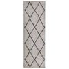 vidaXL Tappeto Shaggy PAMPLONA a Pelo Lungo Beige e Antracite 80x250cm