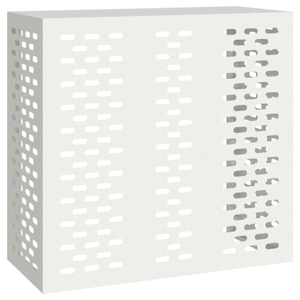 vidaXL Copertura per condizionatore d'aria Bianco 110 x 50 x 105 cm