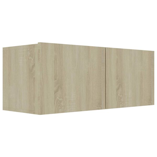 vidaXL Mobile Porta TV Rovere Sonoma 80x30x30 cm in Legno Multistrato