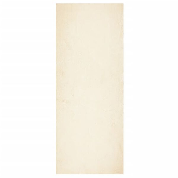 vidaXL Tappeto a Pelo Corto HUARTE Morbido e Lavabile Crema 80x200 cm