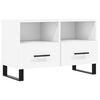 vidaXL Mobile Porta TV Bianco 80x36x50 cm in Legno Multistrato