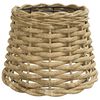 vidaXL Paralume da Soffitto Marrone &Oslash;20x15 cm in Vimini