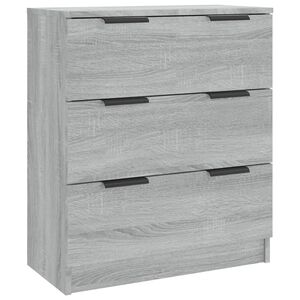 vidaXL Credenza Grigio Sonoma 60x30x70 cm in Legno tecnico