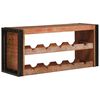 vidaXL Portabottiglie 100 x 45 x 33 cm Legno massello riciclato