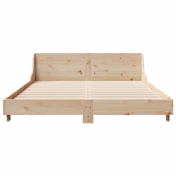vidaXL Letto senza Materasso 120x190 cm in Legno Massello di Pino