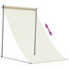 vidaXL Tenda da Sole Retrattile Crema 100x150 cm in Tessuto e Acciaio