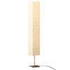 vidaXL Lampada a Piantana con Supporto in Acciaio 170 cm Beige
