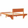 vidaXL Struttura del letto Marrone cerato 90 x 200 cm Pino massello