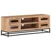 vidaXL Mobile Porta TV 110x30x40 cm in Legno Massello di Acacia