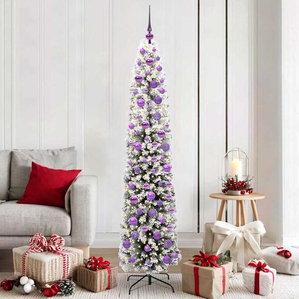 vidaXL Albero di Natale artificiale con 300 LED Verde 180 cm