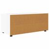 vidaXL Mobile TV Bianco Lucido 100 x 48 x 43 cm Legno multistrato