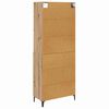 vidaXL Credenza con cassetto Rovere artigianale 69,5 x 34 x 180 cm