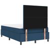 vidaXL Letto a molle con materasso Blu 120 x 200 cm Tessuto