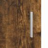 vidaXL Mobile a muro Rovere fumo 55 x 29 x 100 cm Legno multistrato