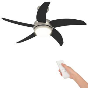 vidaXL Ventilatore da soffitto con luce e telecomando &Oslash; 110 cm