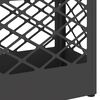 vidaXL Supporto per Ombrellone Nero 28 x 12 x 41 cm Acciaio
