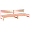 vidaXL Divani Centrali Giardino 2pz 120x80cm Legno Massello Douglas