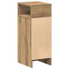 vidaXL Comodino con Cassetto Rovere Artigianale 25x31x66 cm