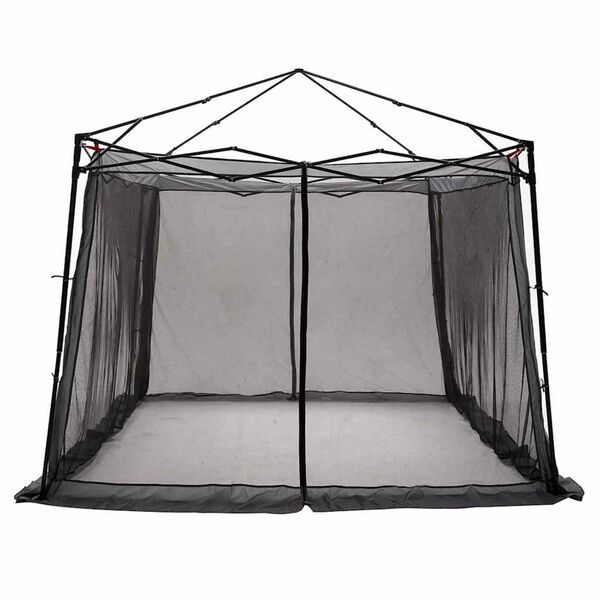 vidaXL Tenda interna Grigio e arancione 303 x 303 x 196 cm taffet&agrave;