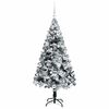 vidaXL Albero di Natale artificiale con 150 LED Bianco 150 cm