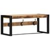 vidaXL Appendiabiti 80x35x35 cm in Legno Massello Grezzo di Mango