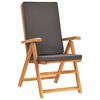 vidaXL Set da Pranzo da Giardino 7 pz con Cuscini Legno di Teak Grigio