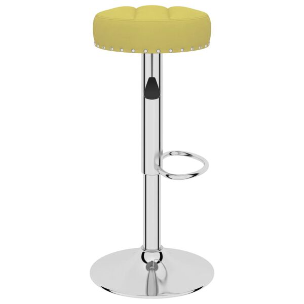 vidaXL Sgabelli da Bar 2 pz Verdi in Tessuto