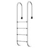 vidaXL Scala per Piscina 54x38x184,5 cm Acciaio Inox 304