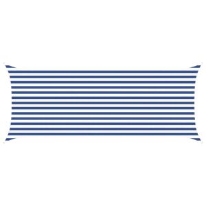 vidaXL Vela da ombra solare Blu e Bianco 5 x 2 m
