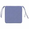 vidaXL Cuscini per Seduta 4 pcs Blu jeans 40 x 40 x 3 cm Tessuto
