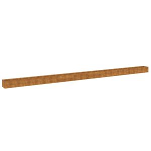 vidaXL Fioriera Rialzata da Giardino 960x50x36 cm in Acciaio Corten