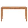 vidaXL Set da Pranzo per Giardino 5 pz in Legno Massello di Teak