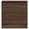 vidaXL Scarpiera Rovere Marrone 60x34x63,5 cm in Legno Multistrato